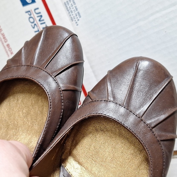 KENNETH COLE REACTION 9M GOOD DAY LEATER DRESS SHOES BROWN - Picture 10 of 10